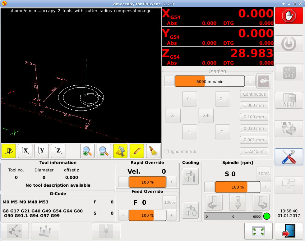 gmoccapy, a touch screen GUI based on Gscreen