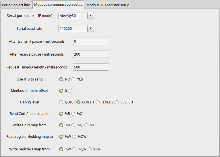 Communication Setting