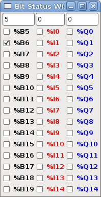 Bit-Status-Fenster
