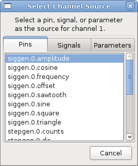 Select Channel Source