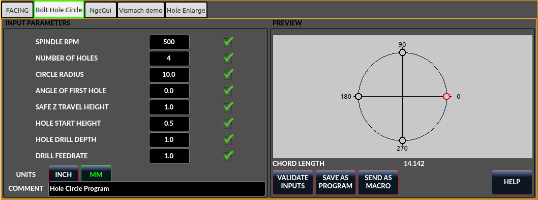 QtVCP BHC: Shown from QtDragon