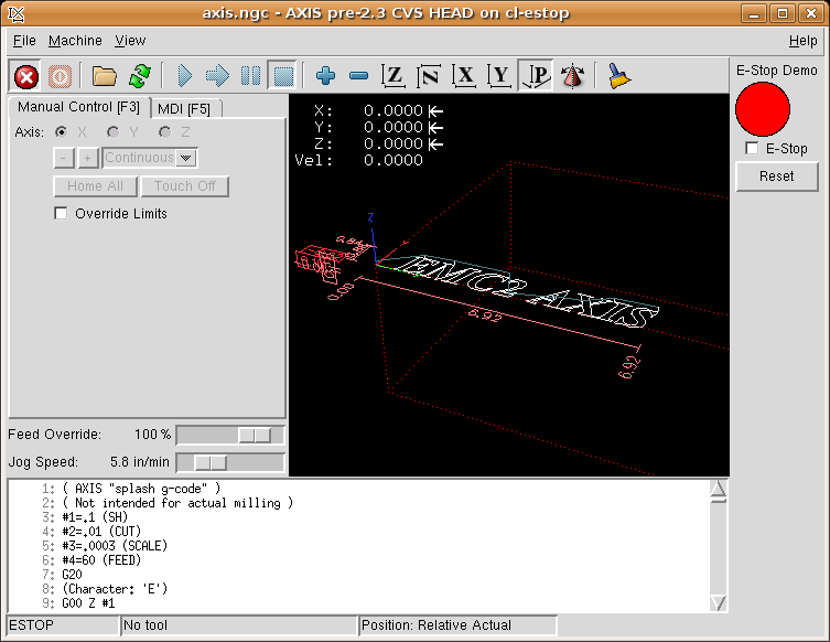 Екстрена зупинка AXIS