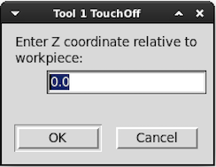 Вікно вимкнення дотику інструмента