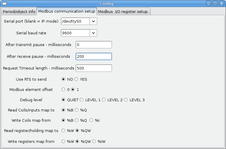 Config Coms