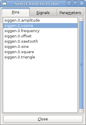 Halmeter Select Window